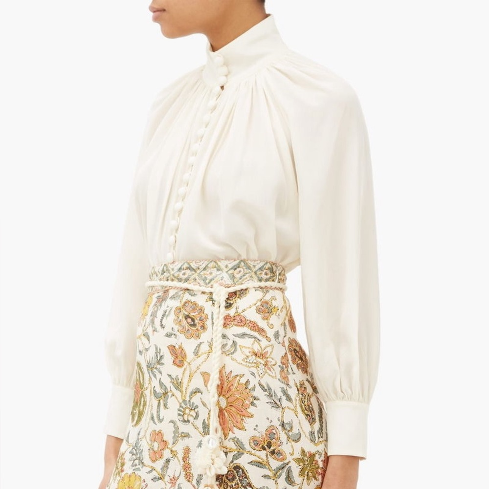 Zimmermann Silk Button Down Top